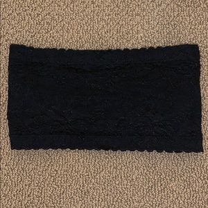Lacy black bandeau